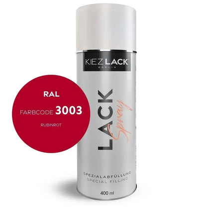 Kiezlack Lackspray Autolack Spraydose RAL 3003 RUBINROT