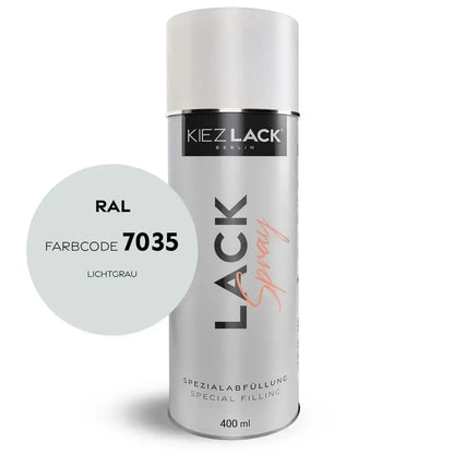 Kiezlack Lackspray Autolack Spraydose RAL 7035 LICHTGRAU