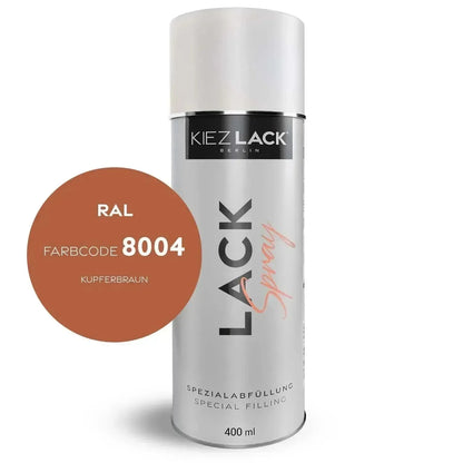 Kiezlack Lackspray Autolack Spraydose RAL 8004 KUPFERBRAUN