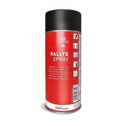Carsystem Carsystem Lackspray RALLYE SPRAY Schwarz matt Spraydose 400 ml