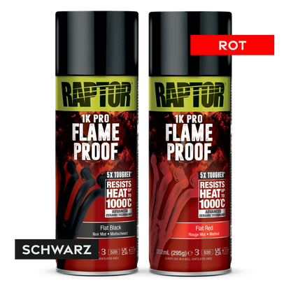 Raptor RAPTOR 1K Flame Proof Spraydose hitzefester Auspufflack bis 1000°C FARBWAHL