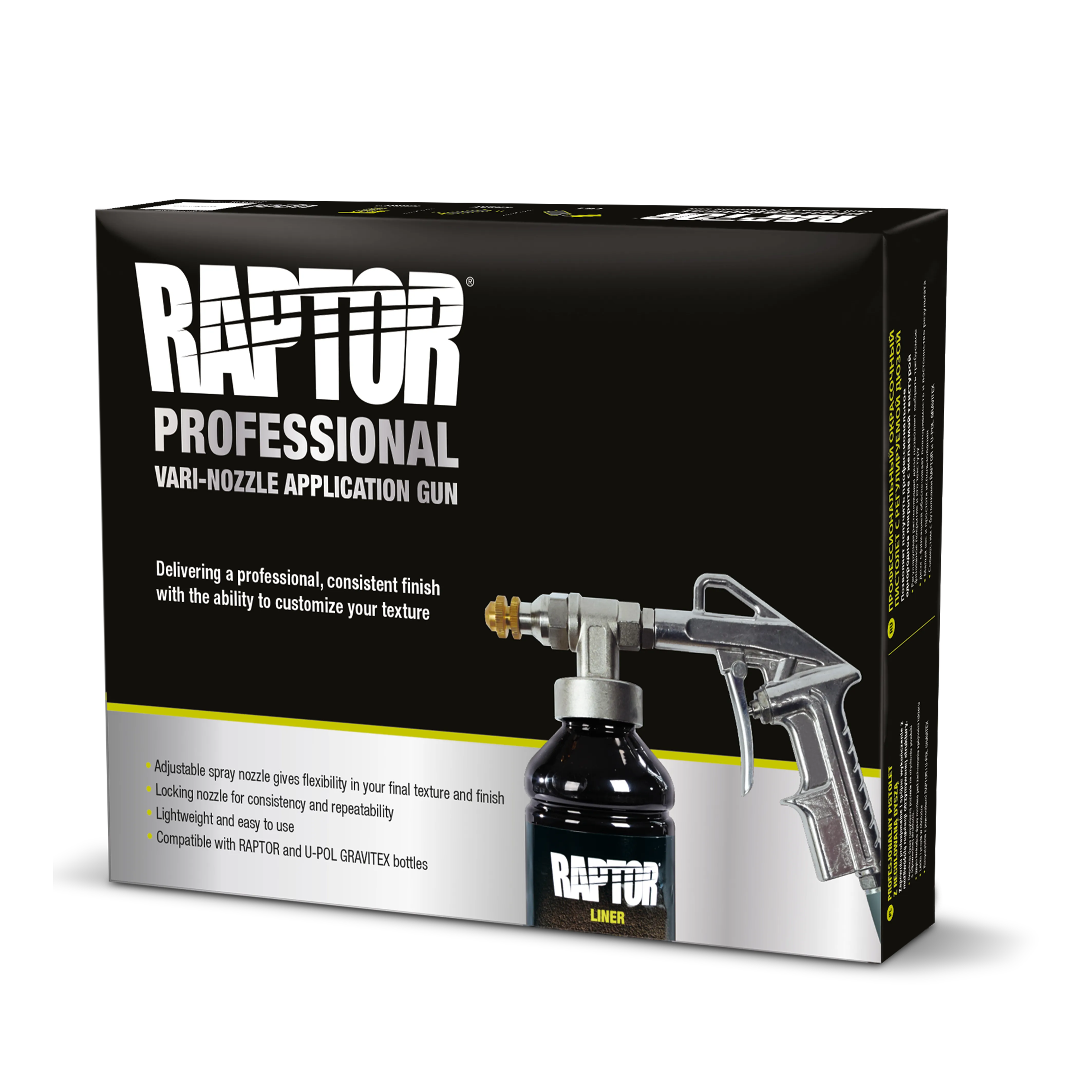 Raptor RAPTOR Professional LINER VARI-NOZZLE Pistole mit verstellbarer Düse