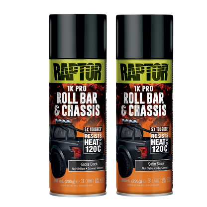 Raptor RAPTOR Roll Bar & Chassis Lack Ultimativer Schutz für Überrollbügel & Fahrgestell