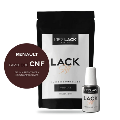 Kiezlack Lackstift Autolack Lackstift Renault CNF BRUN ARDENT MET.