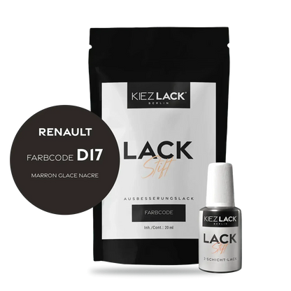 Kiezlack Lackstift Autolack Lackstift Renault D17 MARRON GLACE NACRE