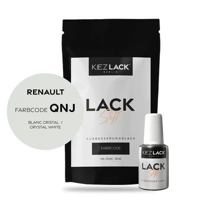 Kiezlack Lackstift Autolack Lackstift Renault QNJ BLANC CRISTAL
