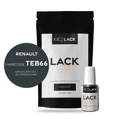 Kiezlack Lackstift Autolack Lackstift Renault TEB66 GRIS ECLIPSE MET.