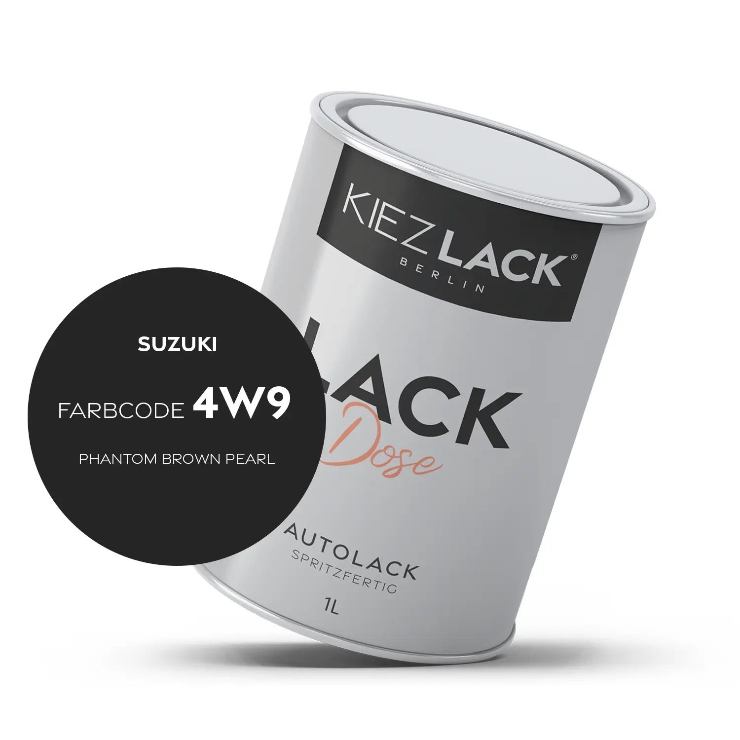 Kiezlack 1K Autolack Lackdose Basislack spritzfertig SUZUKI 4W9 PHANTOM BROWN PEARL