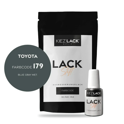 Kiezlack Lackstift Autolack Lackstift Toyota 179 BLUE GRAY MET.