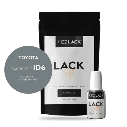 Kiezlack Lackstift Autolack Lackstift Toyota 1D6 SILVER MET.
