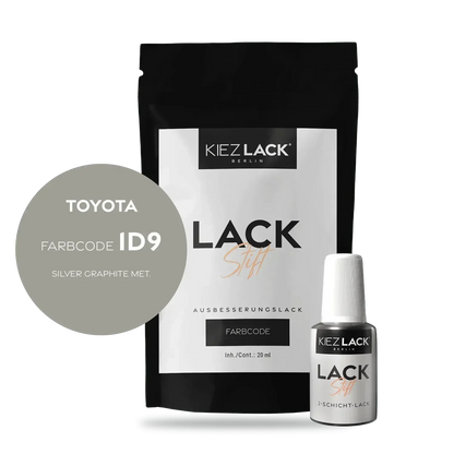 Kiezlack Lackstift Autolack Lackstift Toyota 1D9 SILVER GRAPHITE MET.