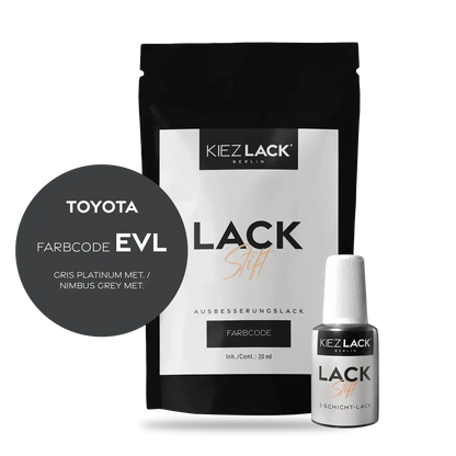 Kiezlack Lackstift Autolack Lackstift Toyota EVL GRIS PLATINUM MET.
