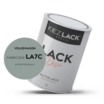 Kiezlack 1K Autolack Lackdose Basislack spritzfertig Volkswagen LA7C MONDSTEINGRAU