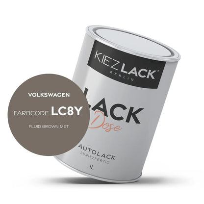 Kiezlack 1K Autolack Lackdose Basislack spritzfertig Volkswagen LC7V BLUE ANTHRAZIT PEARL