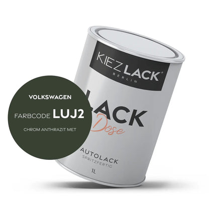 Kiezlack 1K Autolack Lackdose Basislack spritzfertig Volkswagen LTB2 SELENITSILBER MET.