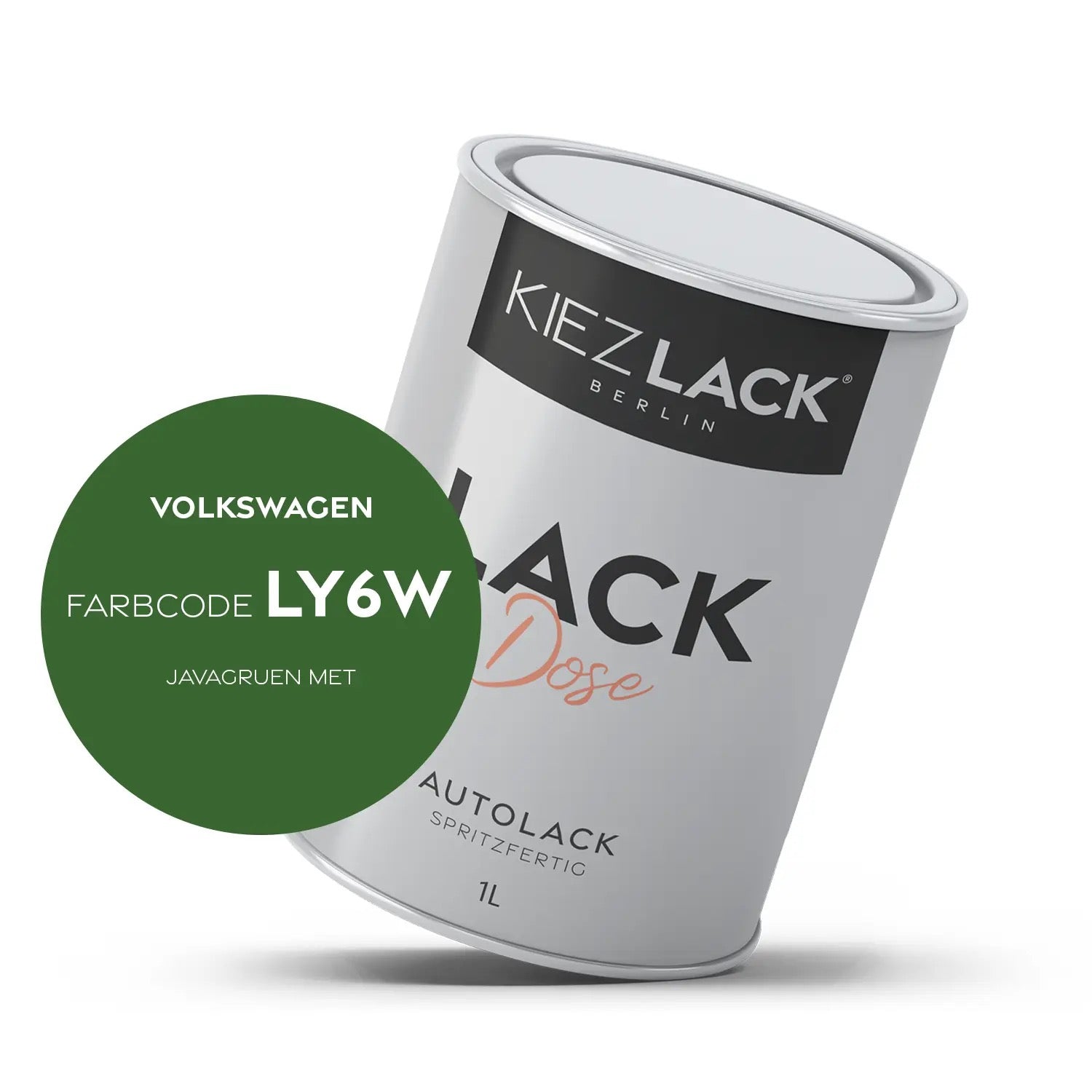 Kiezlack 1K Autolack Lackdose Basislack spritzfertig Volkswagen LY3H LASERROT