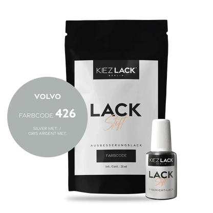 Kiezlack Lackstift Autolack Lackstift VOLVO 426 SILVER MET.