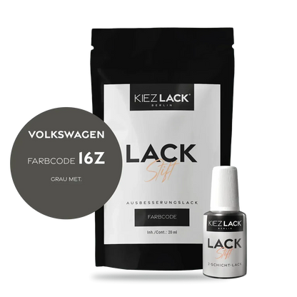Kiezlack Lackstift Autolack Lackstift Volkswagen L16Z GRAU MET.