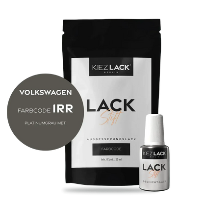 Kiezlack Lackstift Autolack Lackstift Volkswagen L1RR PLATINUMGRAU MET.
