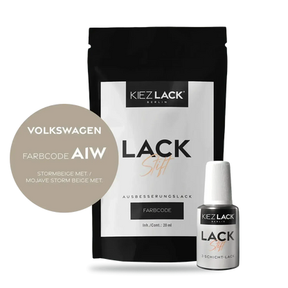 Kiezlack Lackstift Autolack Lackstift Volkswagen LA1W STORMBEIGE MET.