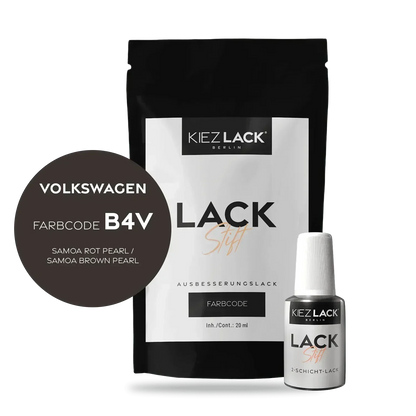Kiezlack Lackstift Autolack Lackstift Volkswagen LB4V SAMOA ROT PEARL