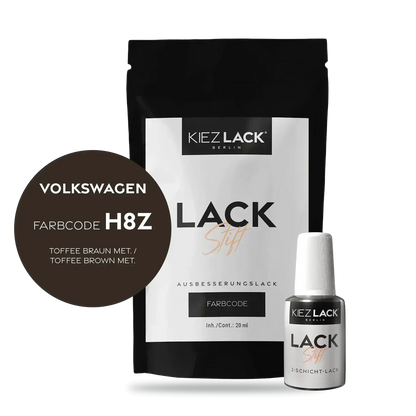 Kiezlack Lackstift Autolack Lackstift Volkswagen LH8Z TOFFEE BRAUN MET.