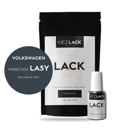 Kiezlack Lackstift Autolack Lackstift Volkswagen LA5Y HELIOSBLAU MET.