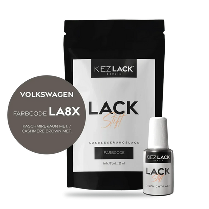 Kiezlack Lackstift Autolack Lackstift Volkswagen LA8X KASCHMIRBRAUN MET.