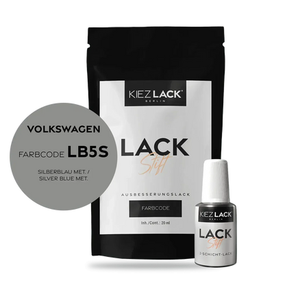Kiezlack Lackstift Autolack Lackstift Volkswagen LB5S SILBERBLAU MET.