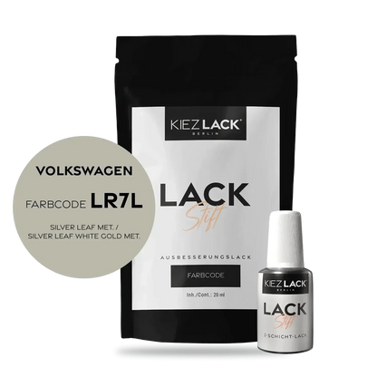 Kiezlack Lackstift Autolack Lackstift Volkswagen LR7L SILVER LEAF MET.