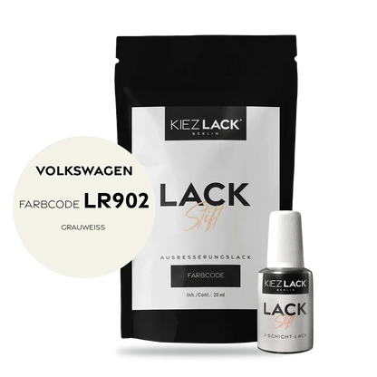 Kiezlack Lackstift Autolack Lackstift Volkswagen LR902 GRAUWEISS