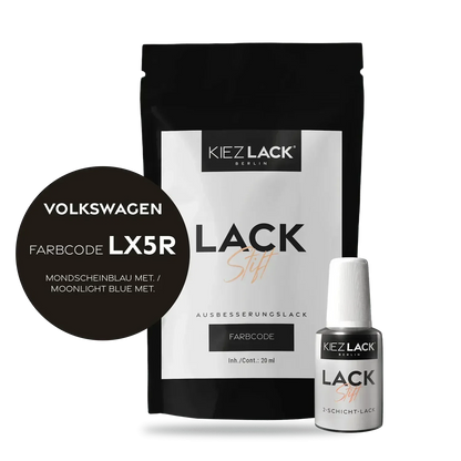 Kiezlack Lackstift Autolack Lackstift Volkswagen LX5R MONDSCHEINBLAU MET.