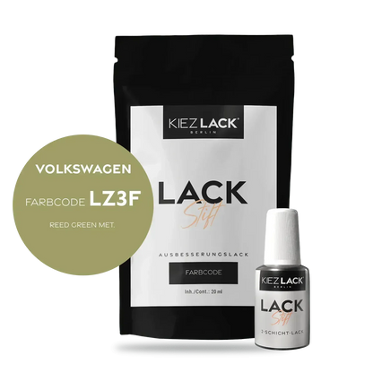 Kiezlack Lackstift Autolack Lackstift Volkswagen LZ3F REED GREEN MET.