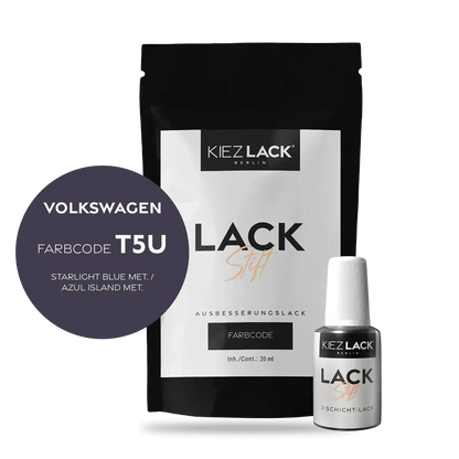 Kiezlack Lackstift Autolack Lackstift Volkswagen LT5U STARLIGHT BLUE MET.