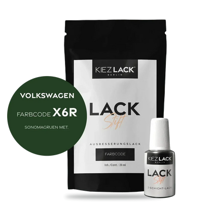 Kiezlack Lackstift Autolack Lackstift Volkswagen LX6R SONOMAGRUEN MET.