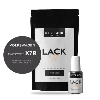 Kiezlack Lackstift Autolack Lackstift Volkswagen LX7R MONSUNGRAU MET.