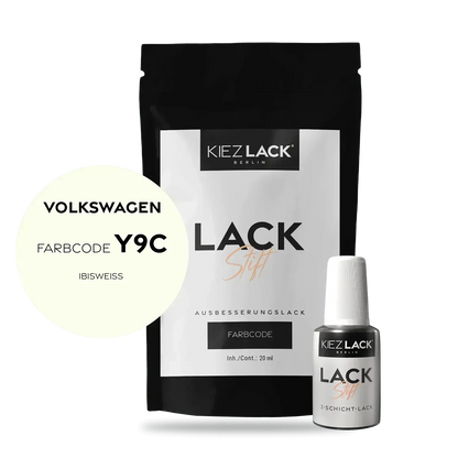 Kiezlack Lackstift Autolack Lackstift Volkswagen LY9C IBISWEISS