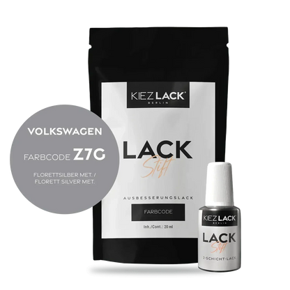Kiezlack Lackstift Autolack Lackstift Volkswagen LZ7G FLORETTSILBER MET.