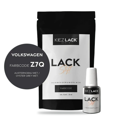 Kiezlack Lackstift Autolack Lackstift Volkswagen LZ7Q AUSTERNGRAU MET.