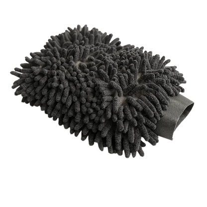 Kiezlack Racer Wash Mitt Black – Hochwertiger Mikrofasch‑Waschhandschuh 1.500 GSM