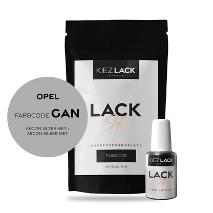 Kiezlack Lackstift Autolack Lackstift OPEL GAN ARGON SILVER MET.