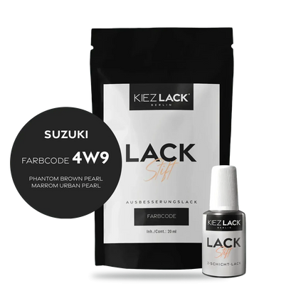 Kiezlack Lackstift Autolack Lackstift SUZUKI 4W9 PHANTOM BROWN PEARL