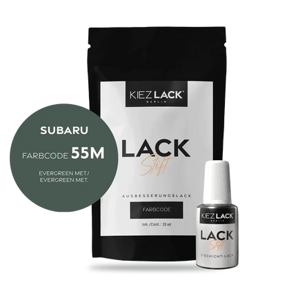 Kiezlack Lackstift Autolack Lackstift SUBARU 55M EVERGREEN MET.