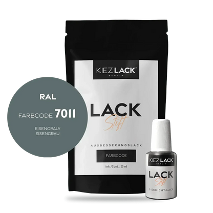 Kiezlack Lackstift Autolack Lackstift RAL 7011 EISENGRAU