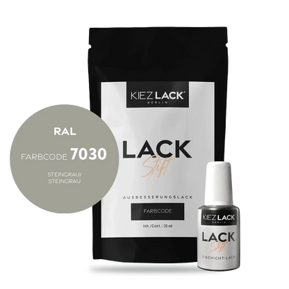 Kiezlack Lackstift Autolack Lackstift RAL 7030 STEINGRAU