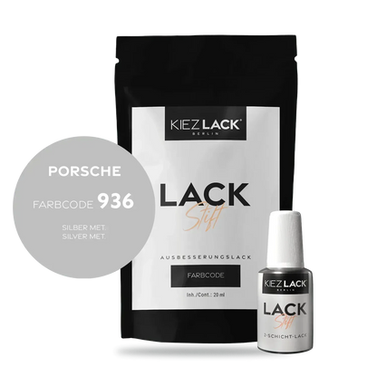 Kiezlack Lackstift Autolack Lackstift PORSCHE 936 SILBER MET.