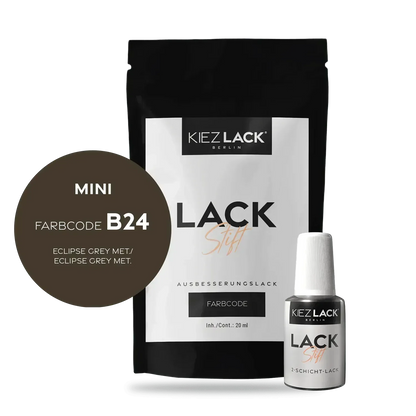 Kiezlack Lackstift Autolack Lackstift MINI B24 ECLIPSE GREY MET.