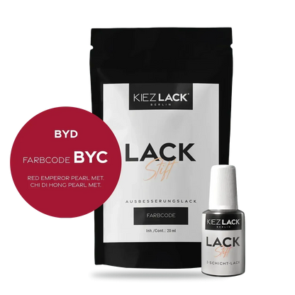 Kiezlack Lackstift Autolack Lackstift BYD BYC RED EMPEROR PEARL MET.