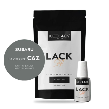 Kiezlack Lackstift Autolack Lackstift SUBARU C6Z LIGHT GREY MET.