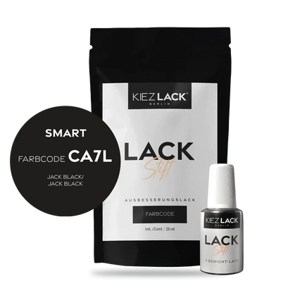 Kiezlack Lackstift Autolack Lackstift SMART CA7L JACK BLACK